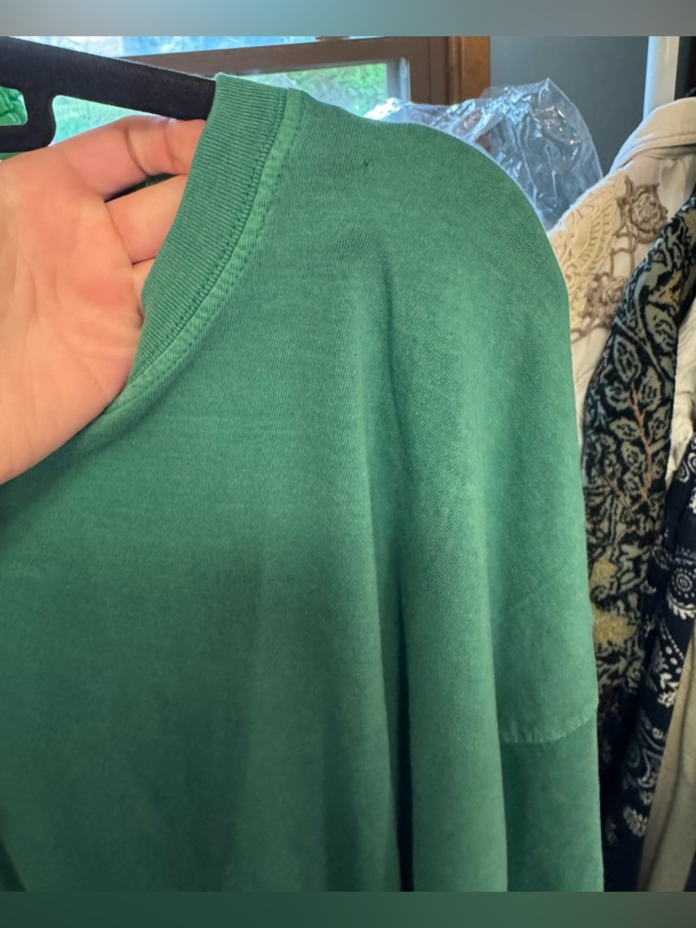 NWOT Free People We The Free Perfect Oversized Tee - Green - XL *IR* - Picture 10 of 10